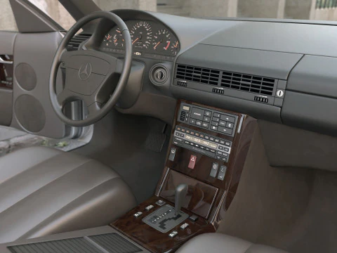 Mercedes-Benz SL 1990 R129 3D Model