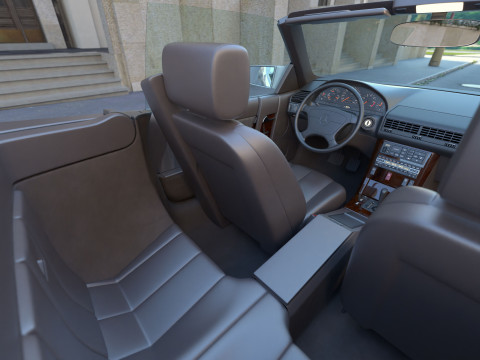 Mercedes-Benz SL 1990 R129 3D Model