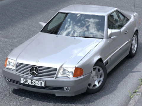 Mercedes-Benz SL 1990 R129 3D Model