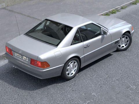 Mercedes-Benz SL 1990 R129 3D Model