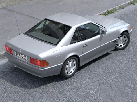 Mercedes-Benz SL 1990 R129 3D Model