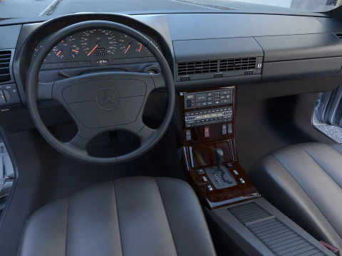 Mercedes-Benz SL 1990 R129 3D Model
