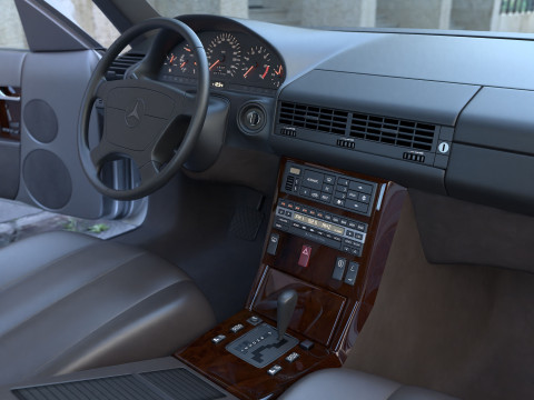 Mercedes-Benz SL 1990 R129 3D Model