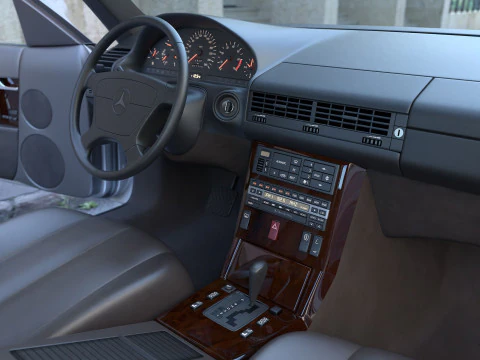 Mercedes-Benz SL 1990 R129 3D Model