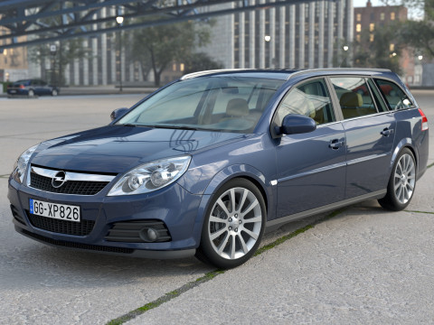 Opel Vectra C Caravan 2006 3Dモデル