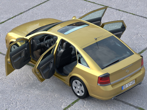 Opel Vectra C GTS 2002 Modelo 3D