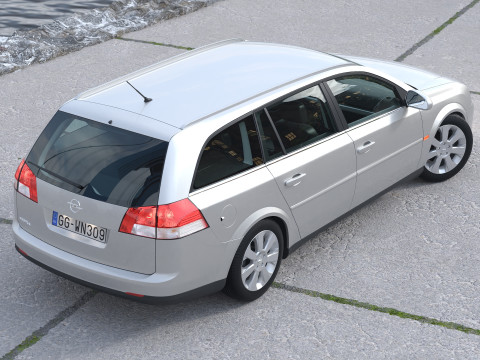Opel Vectra C Caravan 2003 Modelo 3D