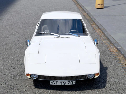 UVMV 1100GT 1970 Modello 3D