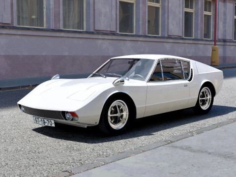 UVMV 1100GT 1970 Modello 3D