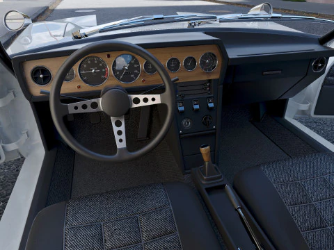 UVMV 1100GT 1970 Modello 3D