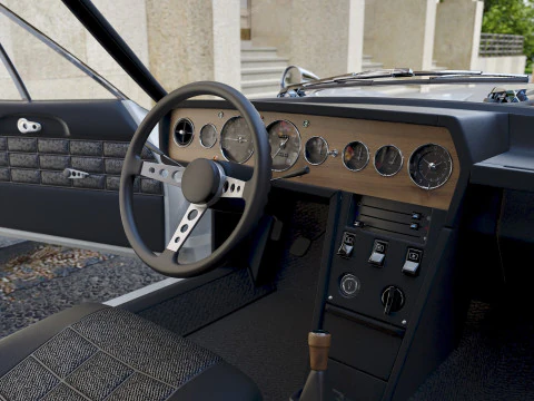 UVMV 1100GT 1970 Modello 3D