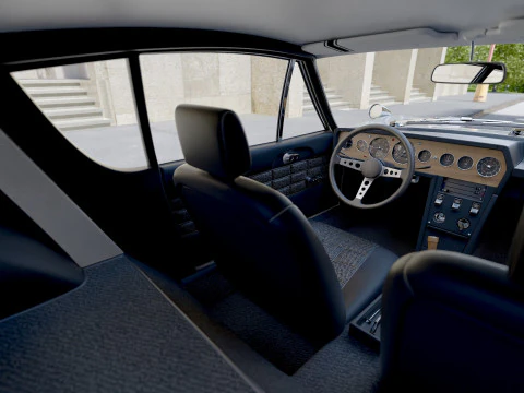 UVMV 1100GT 1970 Modello 3D