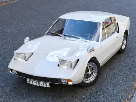 UVMV 1100GT 1970 Modello 3D