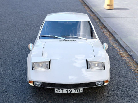 UVMV 1100GT 1970 Modello 3D