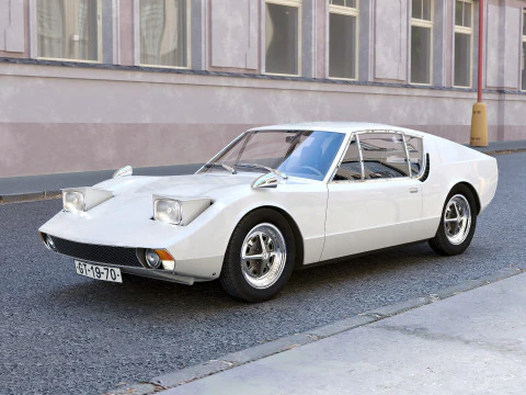 UVMV 1100GT 1970 Modello 3D