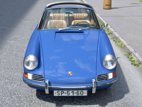ポルシェ 911 タルガ 1965 3Dモデル