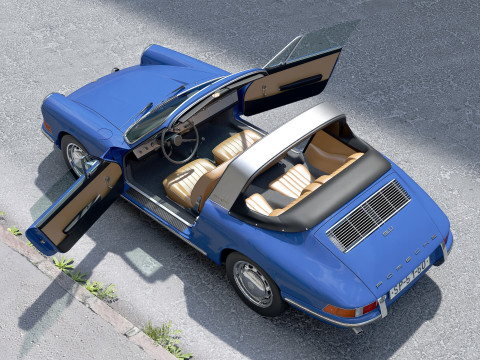 Porsche 911 Targa 1965 3Dモデル