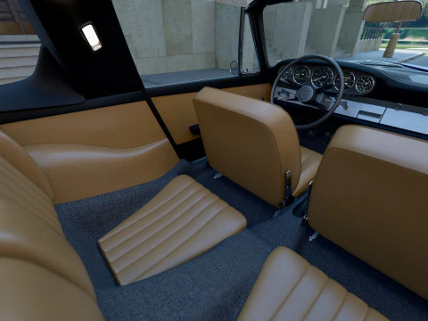 ポルシェ 911 タルガ 1965 3Dモデル