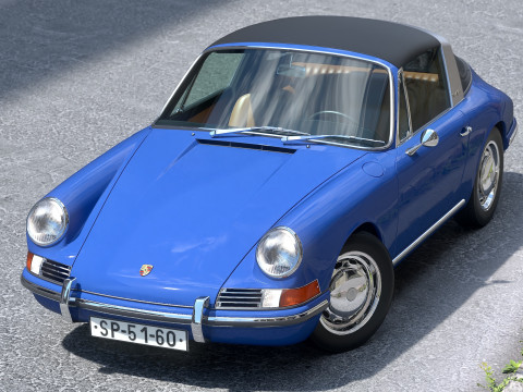 Porsche 911 Targa 1965 3Dモデル