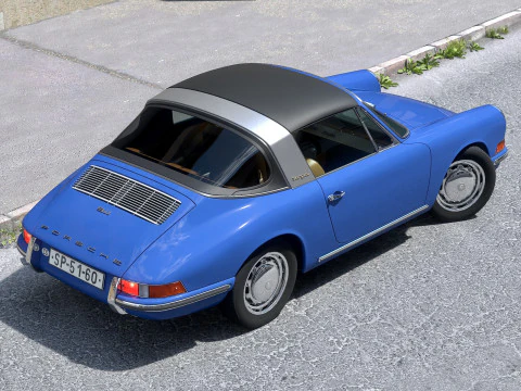 ポルシェ 911 タルガ 1965 3Dモデル