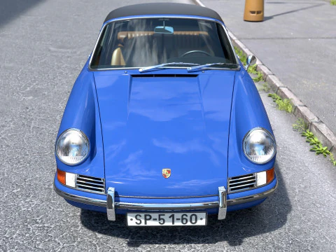 ポルシェ 911 タルガ 1965 3Dモデル