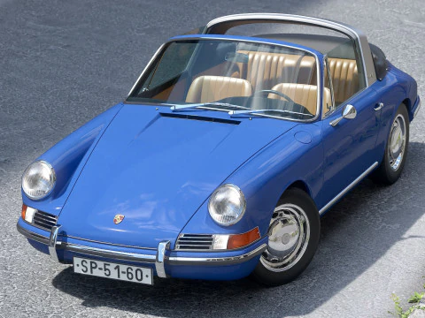 ポルシェ 911 タルガ 1965 3Dモデル