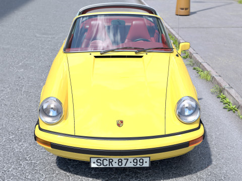 Porsche 911 Targa 1976 3D Model