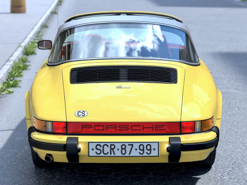 पोर्शे 911 टार्गा 1976 3D मॉडल