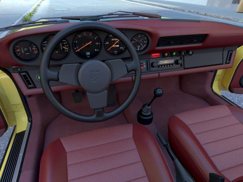 पोर्शे 911 टार्गा 1976 3D मॉडल