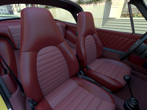 Porsche 911 Targa 1976 3D Model