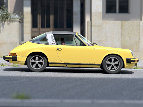 Porsche 911 Targa 1976 3D Model