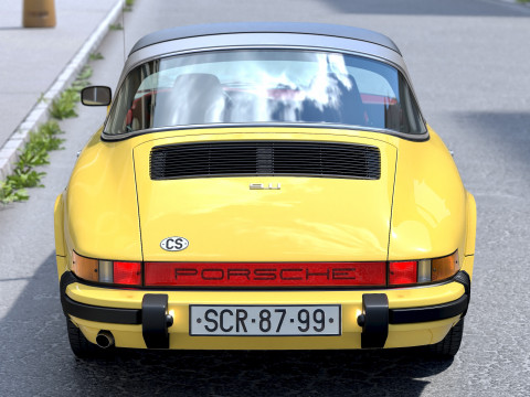 Porsche 911 Targa 1976 3D Model