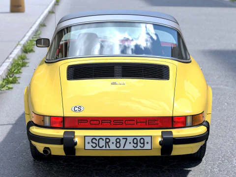 पोर्शे 911 टार्गा 1976 3D मॉडल