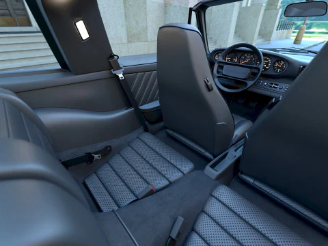 Porsche 911 Targa 1990 3D Model