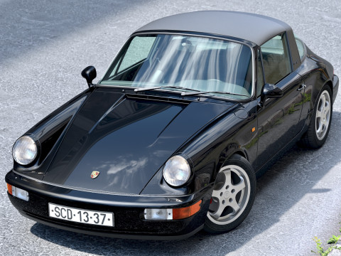 Porsche 911 Targa 1990 3D मॉडल