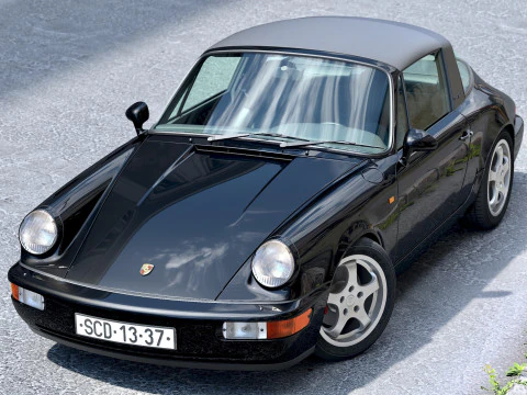 Porsche 911 Targa 1990 3D Model