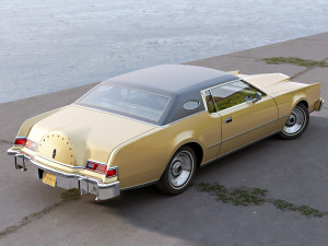 continental mark iv 1974 3D Модель