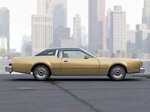 continental mark iv 1974 3D Модель