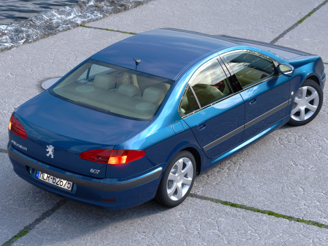 Peugeot 607 1999 Modello 3D