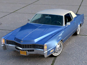 Кадиллак Эльдорадо 1968 года. 3D Модель