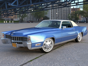 Cadillac Eldorado 1968 3D 모델