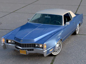 Cadillac Eldorado 1968 Modelo 3D
