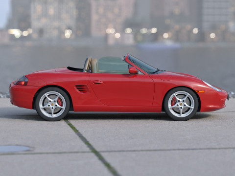 Porsche Boxster S 2003 3D Модель