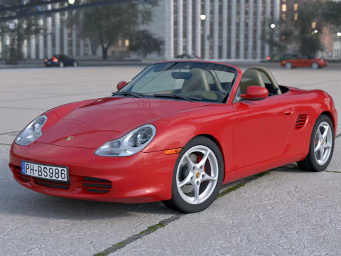 Porsche Boxster S 2003 3D Model