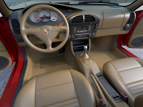 Porsche Boxster S 2003 3D Model