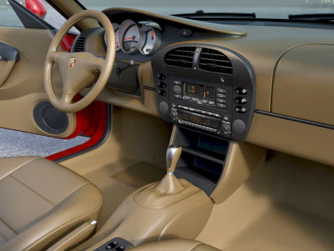 Porsche Boxster S 2003 3D Model