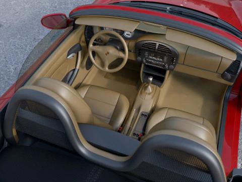 Porsche Boxster S 2003 3D Model