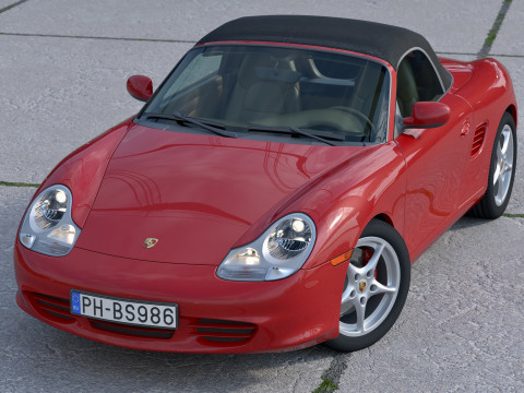 Porsche Boxster S 2003 3D Модель