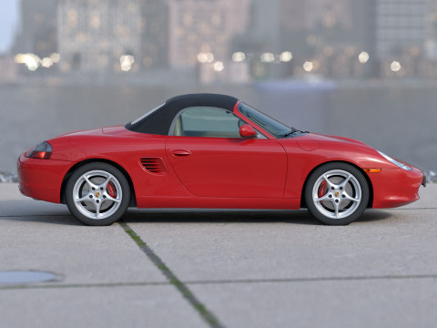Porsche Boxster S 2003 3D Модель