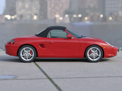 Porsche Boxster S 2003 3D Model